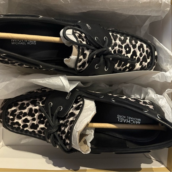 Brand new Michael Kors Cameron women Platform Loafers – Leopard Print 9! - Picture 6 of 13
